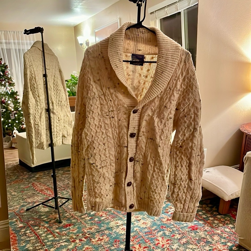 Pendleton Men’s Wool Fisherman Sweater
